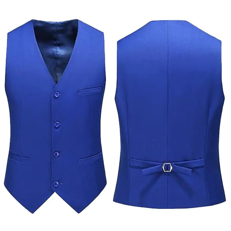 19-цветный мужской жилет, однотонный модный повседневный костюм, жилет, мужской приталенный жилет без рукавов, деловой, свадебный, офисный жилет 6XL-M