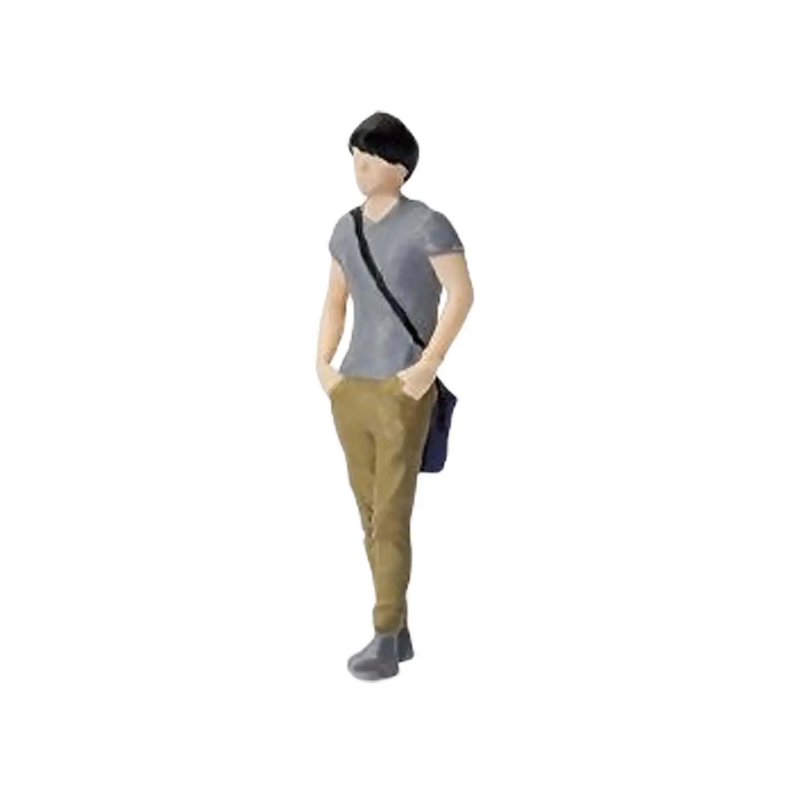 Hand Painted 1/64 Men Figures S Scale Miniature Diorama Scenery DIY Projects People Model Movie Props Micro Landscape Decoration