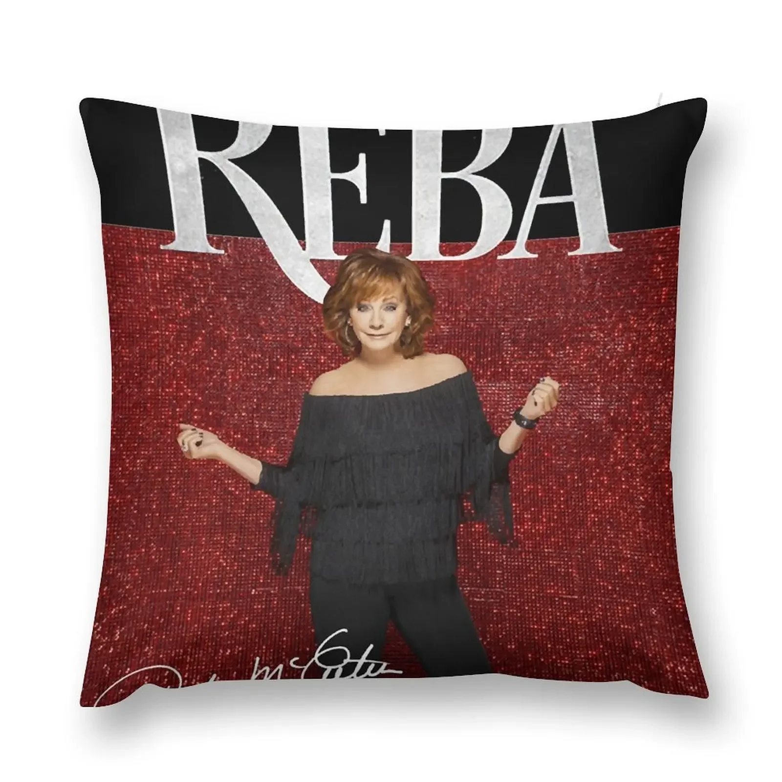 Reba Live in Concert 2022 with Signature Classic T-Shirt.png Throw Pillow luxury throw pillow covers pillow