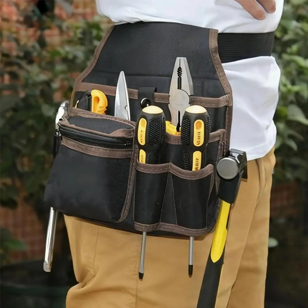 متعددة الوظائف أداة حقيبة التخزين الحقيبة حزام كهربائي أدوات الحفر الخصر حقيبة وجع مفك الأجهزة أداة أكياس المنظم #3