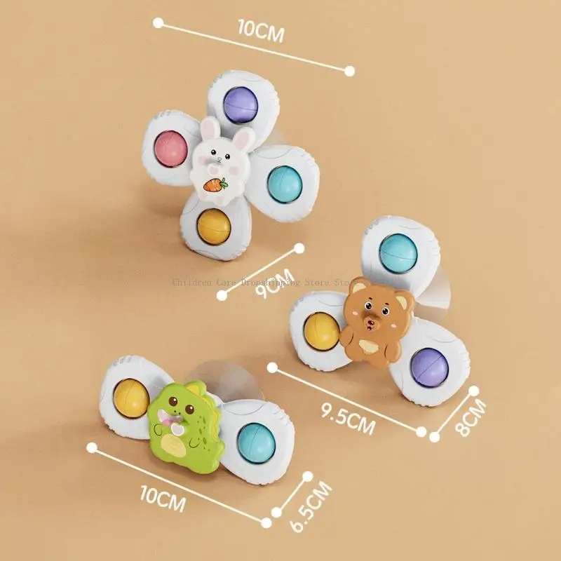 3 Chiếc Hút Bánh Xe Đồ Chơi Cho Bé Xe Đẩy Tập Đi Cảm Giác Thính Giác Kích Thích Bánh Xe Vận Động Tinh Kỹ Năng Đồ Chơi