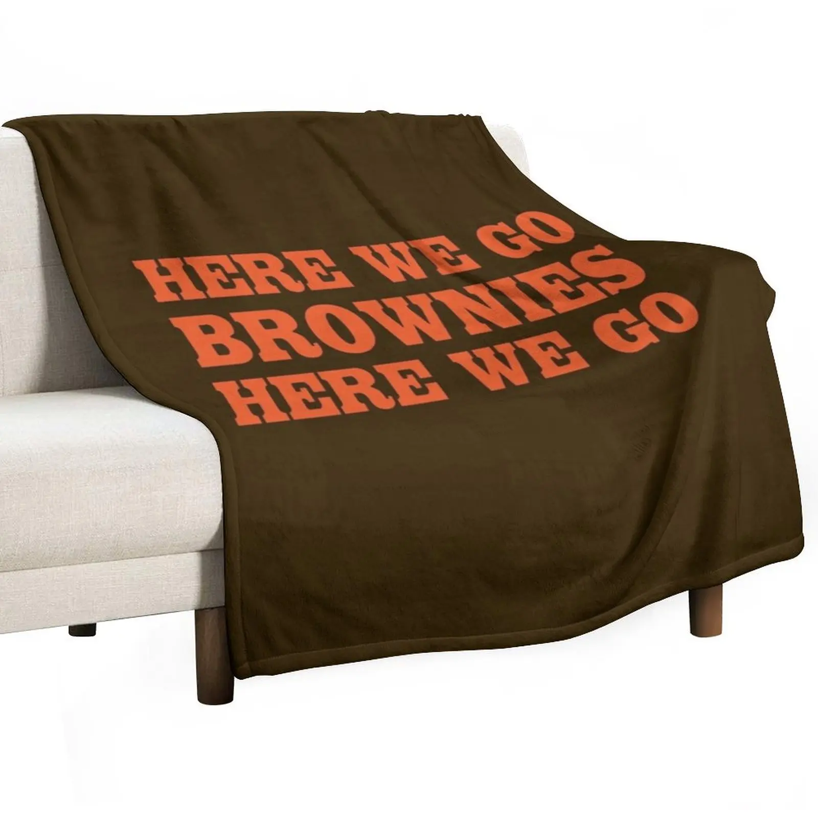 Here We Go Brownies Here We Go Throw Blanket For Baby Soft Plush Plaid Blankets