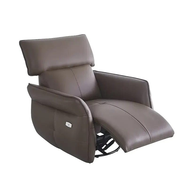 Electric Recliner Sofa Smart Leather Single Chair Functional Lazy Furniture For Living Room