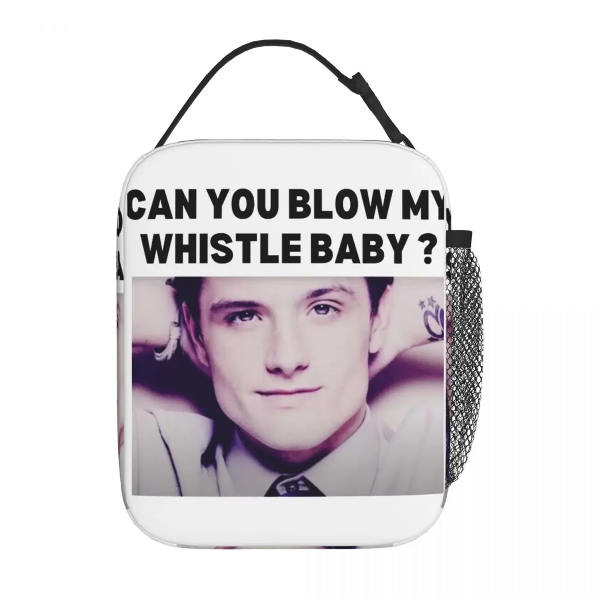 I Love Josh Hutcherson Insulated Lunch Bag Food Bag Reusable Thermal Cooler Lunch Boxes For Travel