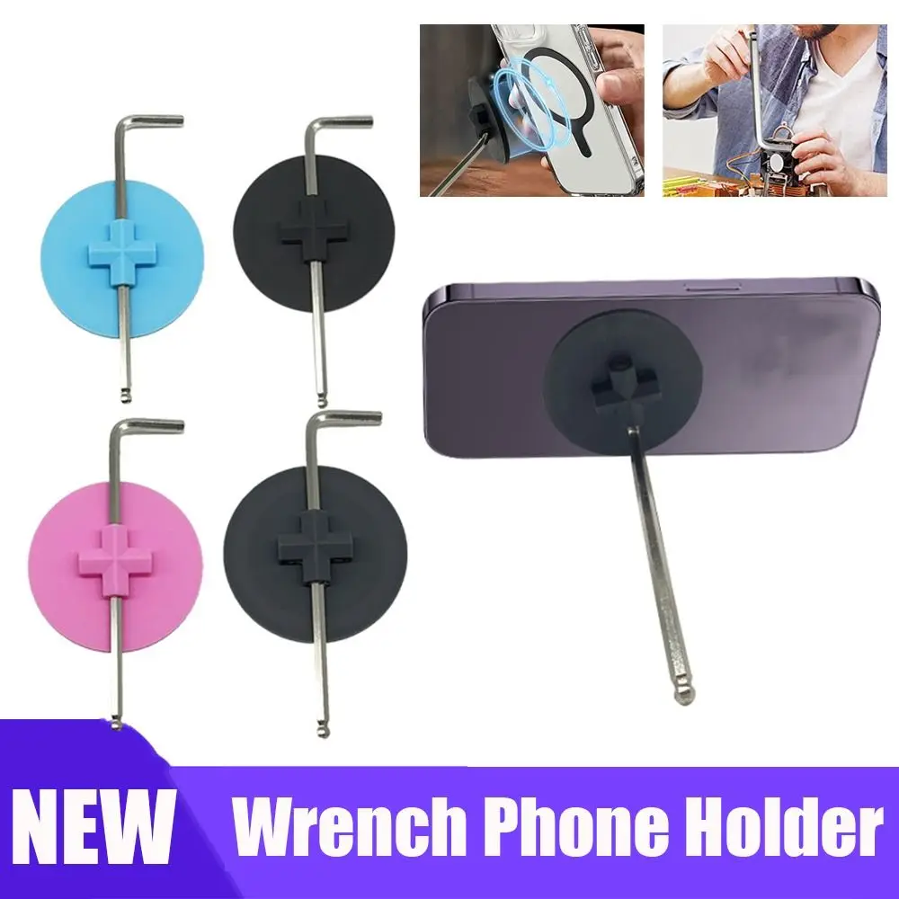 New Magnetic Wrench Phone Holder Multifunction with Removable Wrench Mobile Phone Stand Mobile Phone Holder