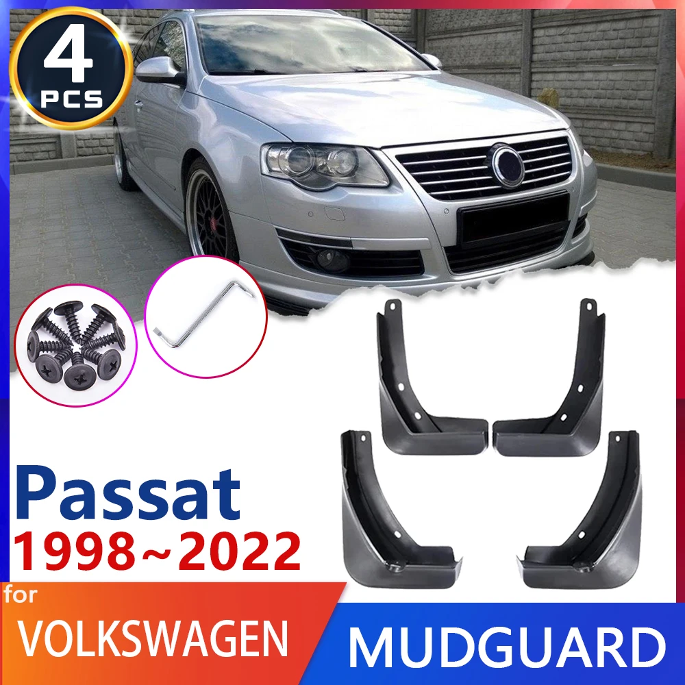 For Volkswagen VW Passat B5 B5.5 B6 B7 B8 Wagon Estate 1998~2022 Car Fender Mud Flap Mudguards Mudflaps Splash Guards Goods Auto