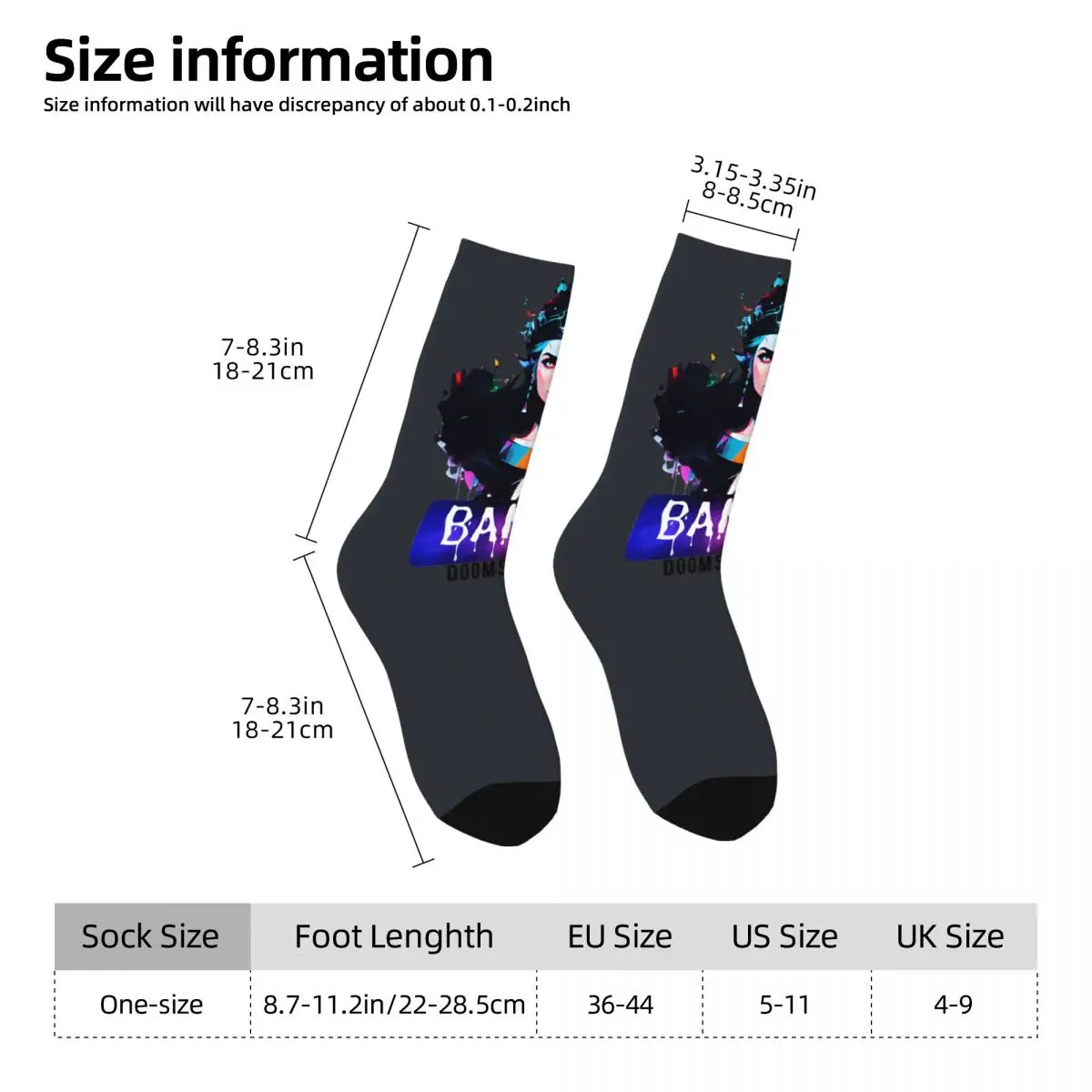 Vintage Contest Malmo Ireland Winner Men's compression Socks Unisex Bambie Thug Street Style Seamless Printed Novelty Crew Sock