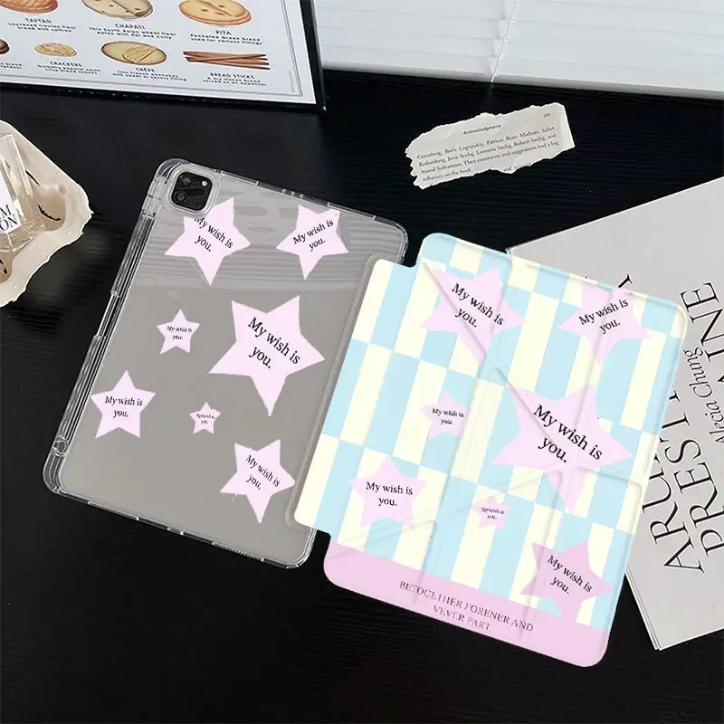Y-Shape 3 Fold Protective Case For IPad Mini6 8.3 air3 10.5 Pro 11 2020 iPad10.2 7/8/9th 4/5 10.9 iPad A16 2025 11th Air11/13