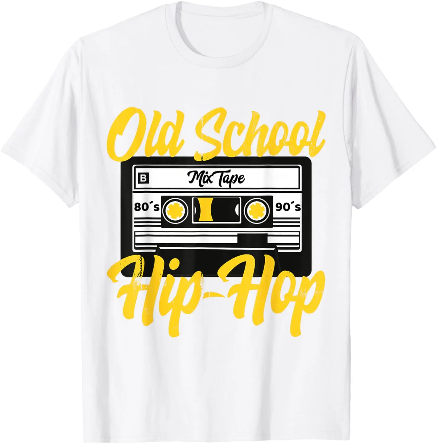 Retro Old School Hip Hop 80s 90s Mixtape Cassette Gift T-Shirt Y2k Top Women Clothing Graphic T Shirts Ropa De Mujer