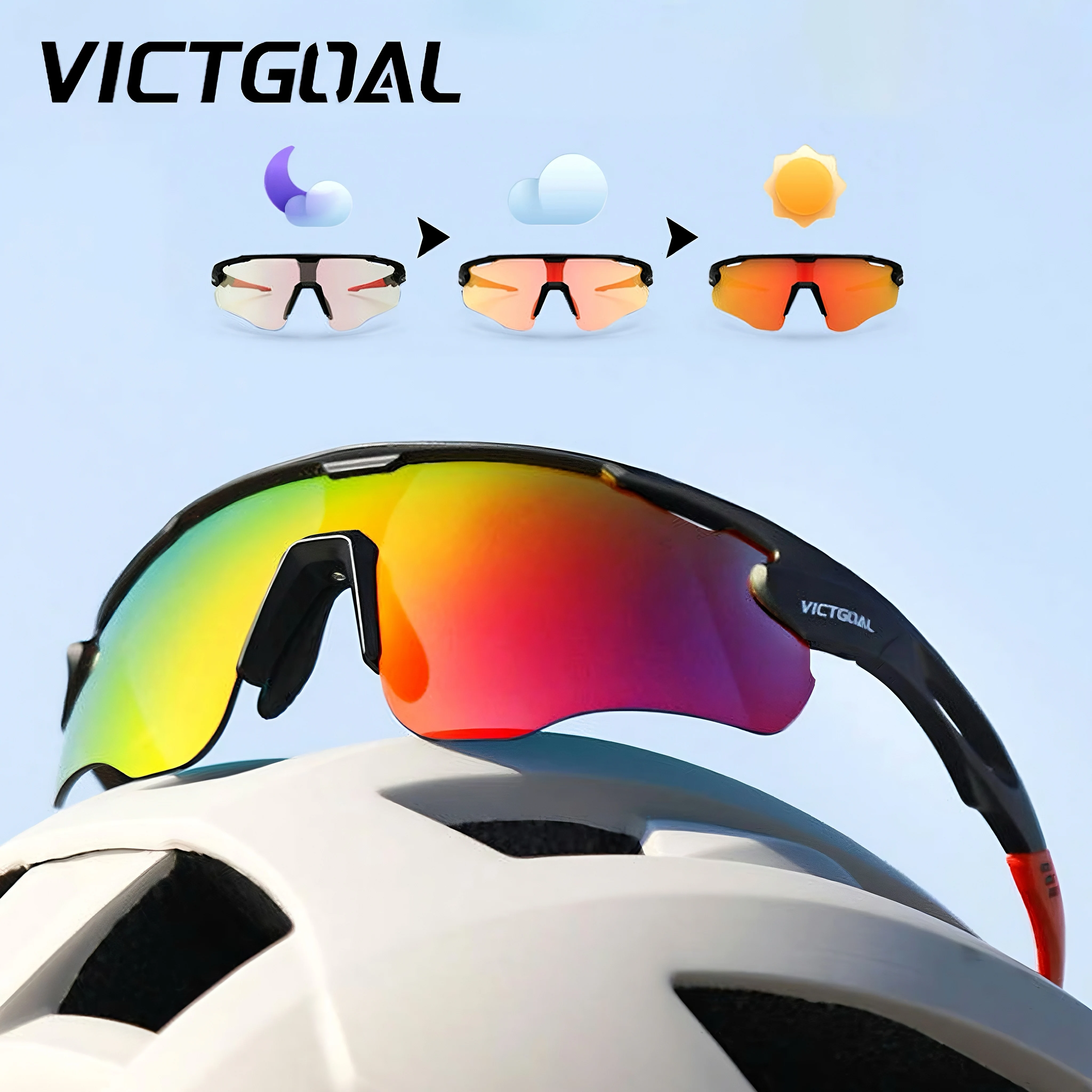 

VICTGOAL фотохромные велосипедные солнцезащитные очки UV400 спортивные MTB дорожный велосипед TR90 очки велосипедные очки для мужчин женщин вождение рыбалка