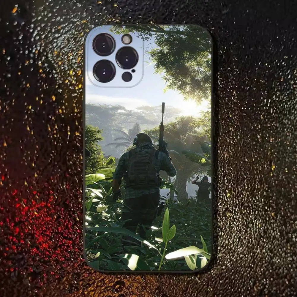 B-Battlefield 6 Game Phone Case For iPhone 17,16,15,14,13,12,11 Plus,Pro Max,XS,X,XR,SE,Mini,8,7,Soft Silicone Black Cover