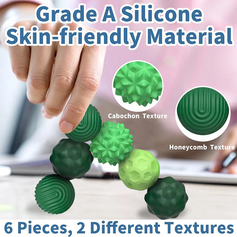 Rolo de silicone ímãs bolas brinquedo de descompressão para crianças adultos item de relaxamento doméstico