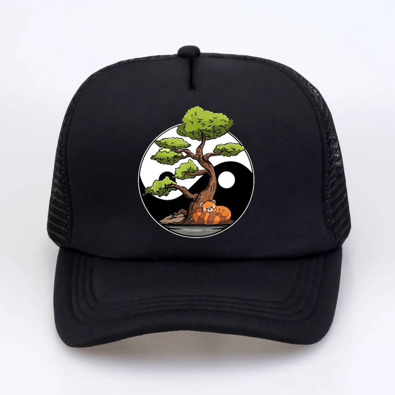 

Yin Yang Bonsai Tao Taoism Spiritual Zen Meditate men women hat Cool Summer Golf Dad Baseball Cap Hip Hop Mesh Trucker Hat