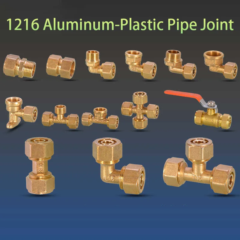 

Aluminum Plastic Pipe Direct 1620 * 1/2IN 3/4IN Solar Water Heater Pipe Joint Accessories Outer Wire Pipe Fittings Tee Elbow