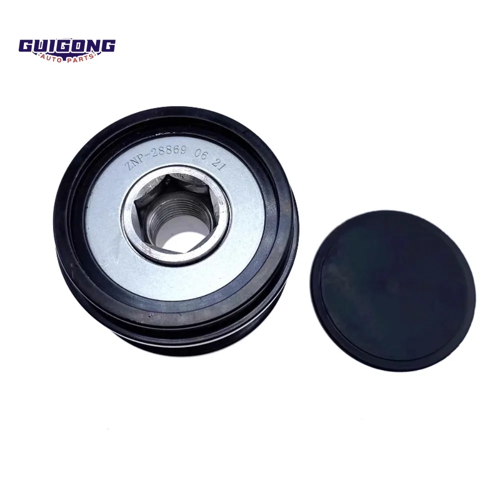 GUIGONG Alternator Belt Pulley One-Way Coupling For Ford Focus 1.5 2.0 28869 GM5E10A352CA  Car Accessories