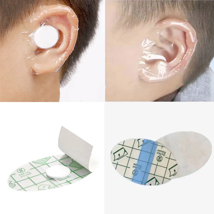 

20/60/100 шт. детские одноразовые чехлы для ушей, защита для душа, водостойкие детские шампуни, защитные наклейки для ушей, чехлы для ухода за ребенком