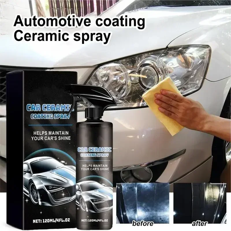 

Car Wax Ceramic Coating Quick And Easy Ceramic Coating Spray Effective Car Cleaner Spray For Long-Lasting Protection