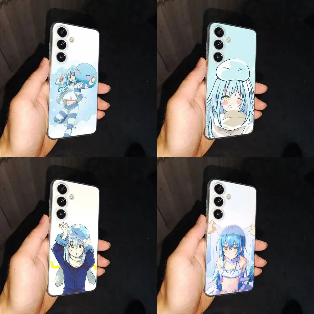 

Anime R-Rimuru Tempest Phone Case For Samsung S24,30,21,22,23,20 FE,lite,PIus,Ultra,5G,Note,9,10 Transparent Cover