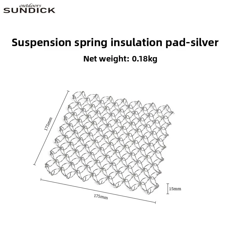 

Camping Heat Insulation Pad – Stainless Steel Non-Slip Stove Mat for Outdoor Cooking, Kettle & Table Protection, Portable Bagge