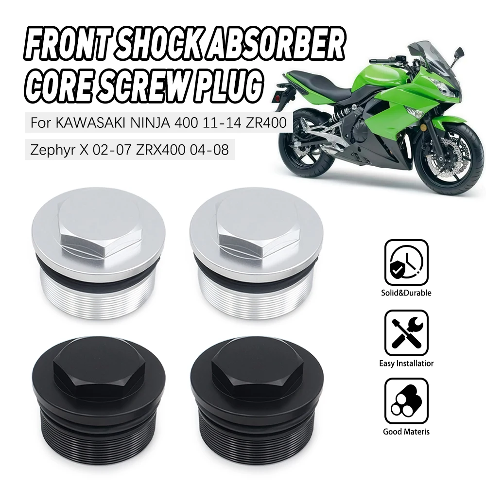 

Front Fork Upper Screws Top Caps Fork Bolts For Kawasaki EN650 VULCAN 2015-2023 ER650 ER6N 2006-2018 EX650 NINJA 400 2001-2014
