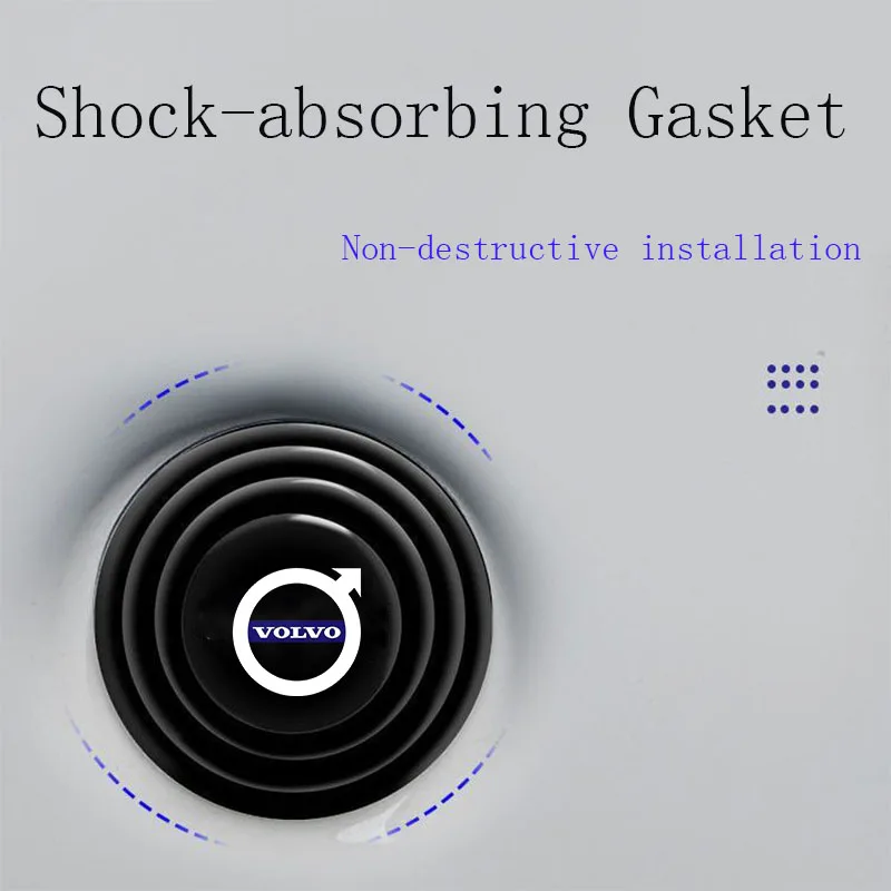 Car door anti-collision silicone pad shock absorber gasket is suitable for Volvo Xc60 Xc90 V40 V60 S60 V50 V90 S80 C40 XC40 V70