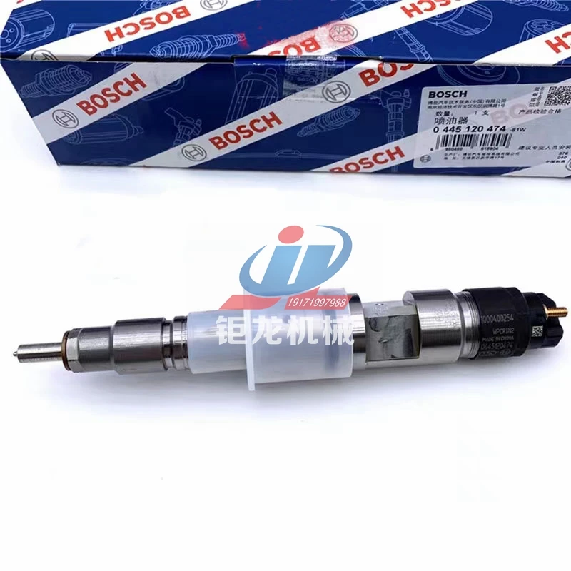 Weichai Power 220 horsepower engine electric injector assembly 0445120474 fuel injector 1000400254