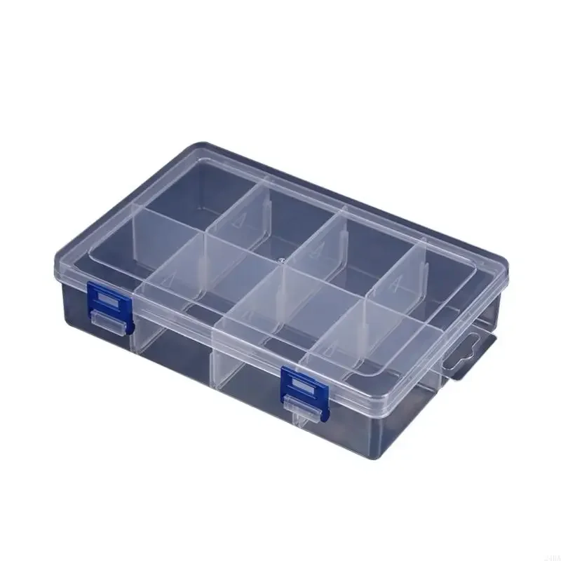 

Flexible Compartment Plastic Storage Box 8 Slot for Home & Office Use