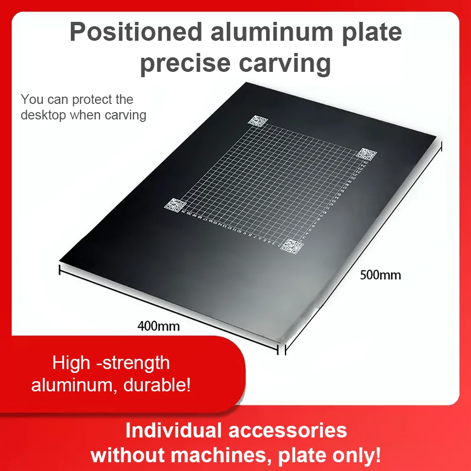 Special Offer - WAINLUX Aluminum Plate Laser Engraving Cutting Mat Strong 400*500mm Panel For Engraving Protective Mat DIY Tool