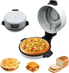 2000W Electric Pizza Maker Countertop Pizza Oven Home Charter Steak Maker With Indicator Light Steak Bread Pizza Cooker