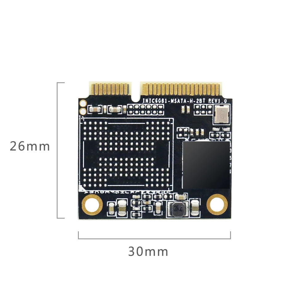 KingSpec YANSEN Half Size mSATA SSD 512gb 128GB SATA 3 Internal