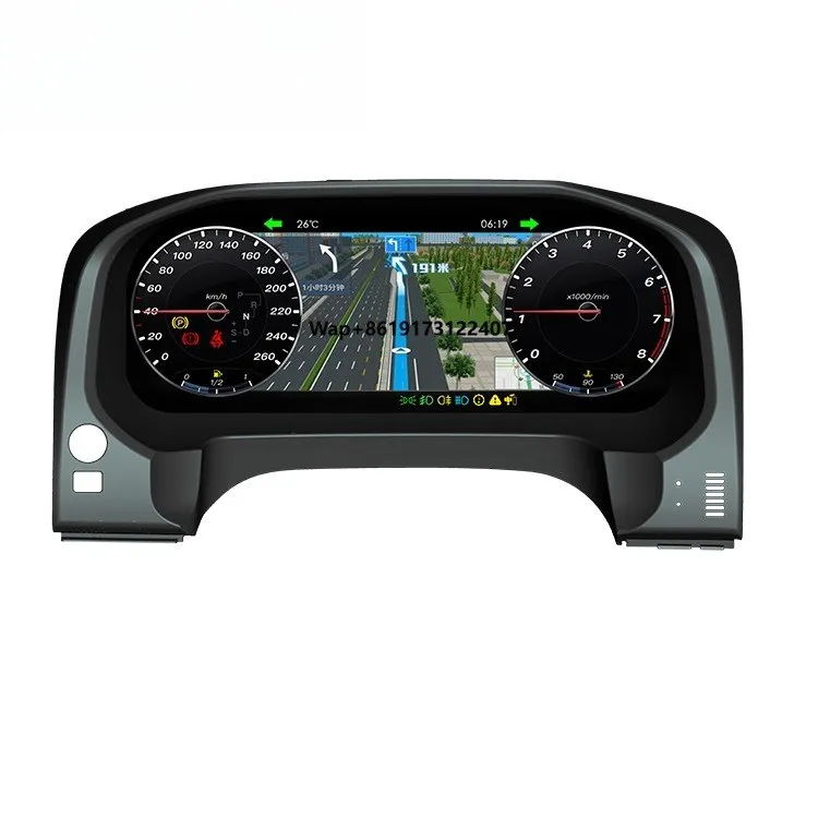 

12.3inch LCD Dashboard Car Speedometer and Big Screen Instrument Cluster