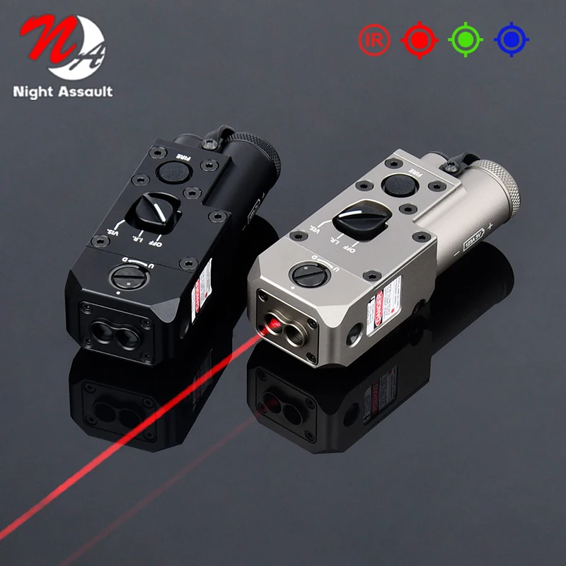 

WADSN Metal CQBL-1 Red Green Blue pointer laser Indicator IR Aiming Sight Hunting Airsoft Weapon Aiming Fit 20mm Picatinny Rail