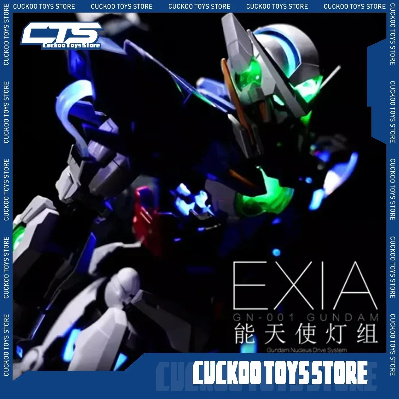 

В наличии: Набор светодиодных аксессуаров Kosmos PG 1/60 GN-001 Exia Phantom Light Group для сборки фигурок, коллекционных игрушек и подарков