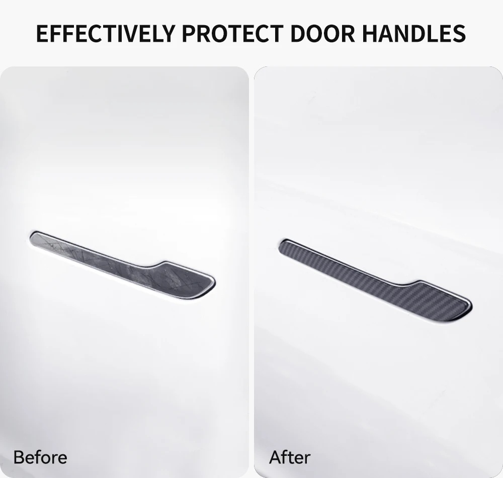 YZ for Tesla Model 3 Y Juniper 2021-2025 of the door handle patch door handle modification accessories ABS Protector Sticker