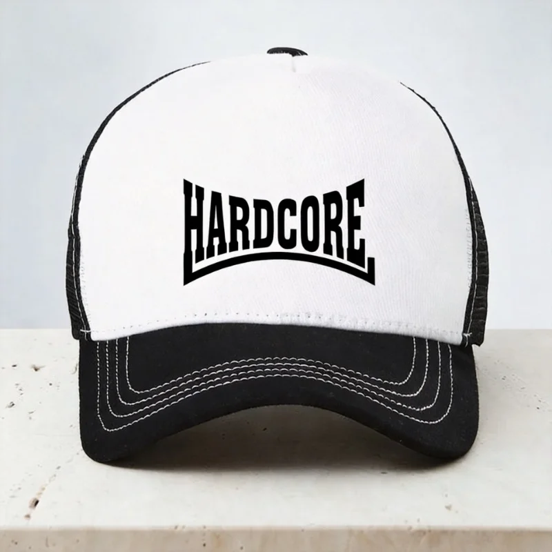 

Hardcore Baseball Cap Fashion Men Women Adjustable Snapback hat Cool Summer Outdoor Mesh breathable Trucker Caps
