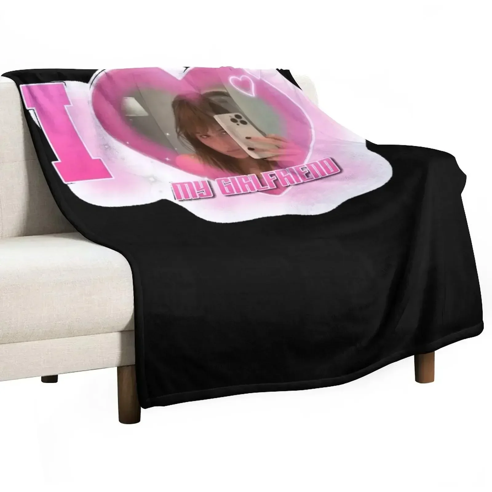 Victoria De Angelis Maneskin I Love My Girlfriend Classic Throw Blanket Soft Beds Baby Blankets