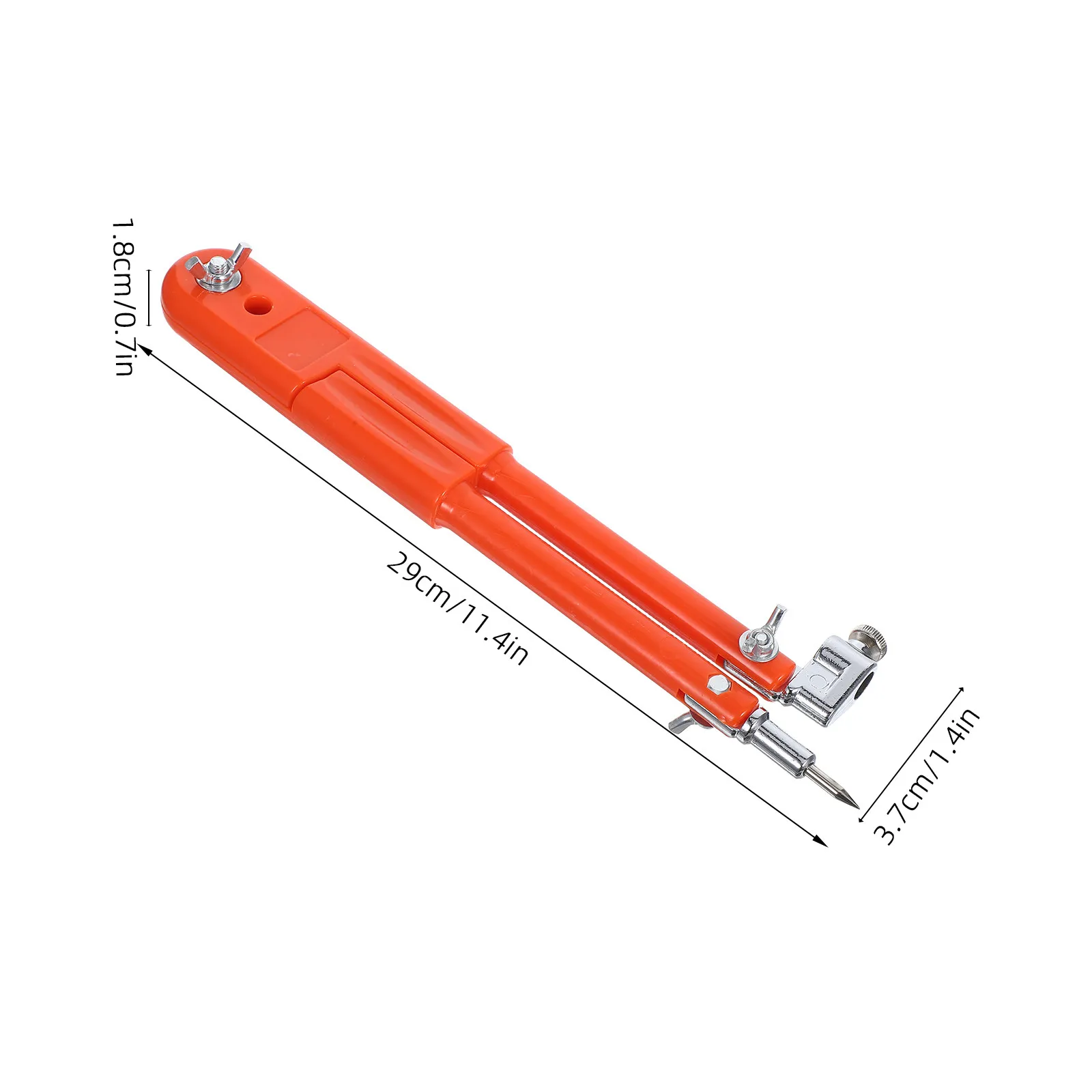 Woodworking Compass Large Size Metal Precision Circle Maker Scribing Tool Drafting Technical Engineering Drawing Pencil Holder