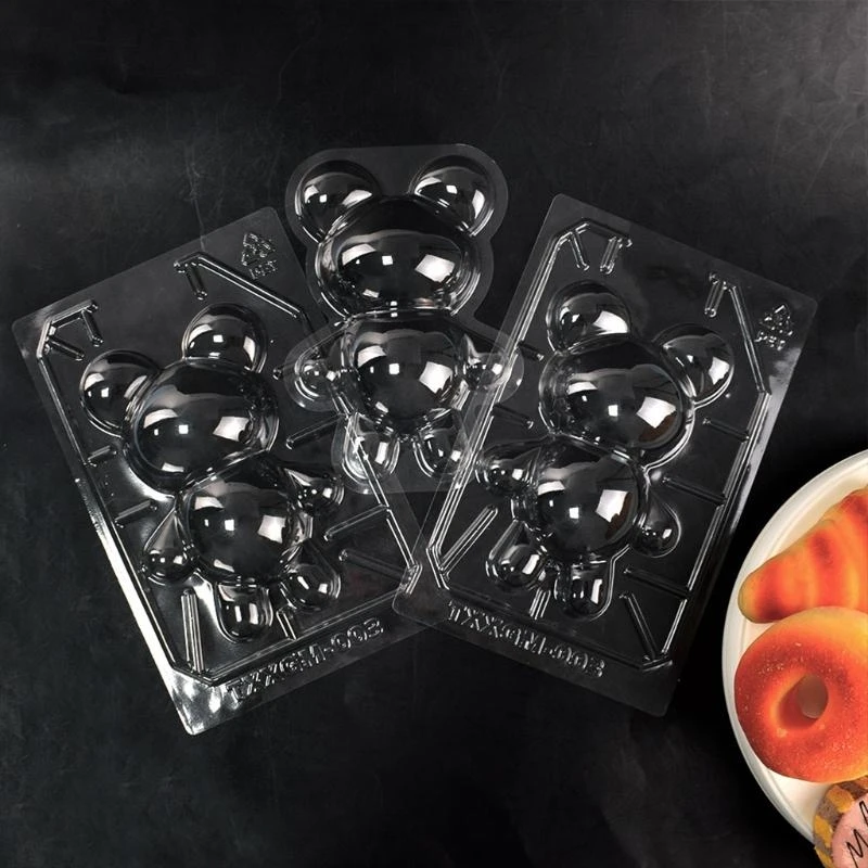 Bear Silicone Molds Making Mousses Cake Molds Decorating Baking Tool for Making Chocolate Fondant Dessert
