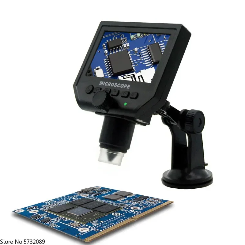 

Mobile phone repair/digital microscope, electron microscope, high-definition 600x, with screen and rechargeable