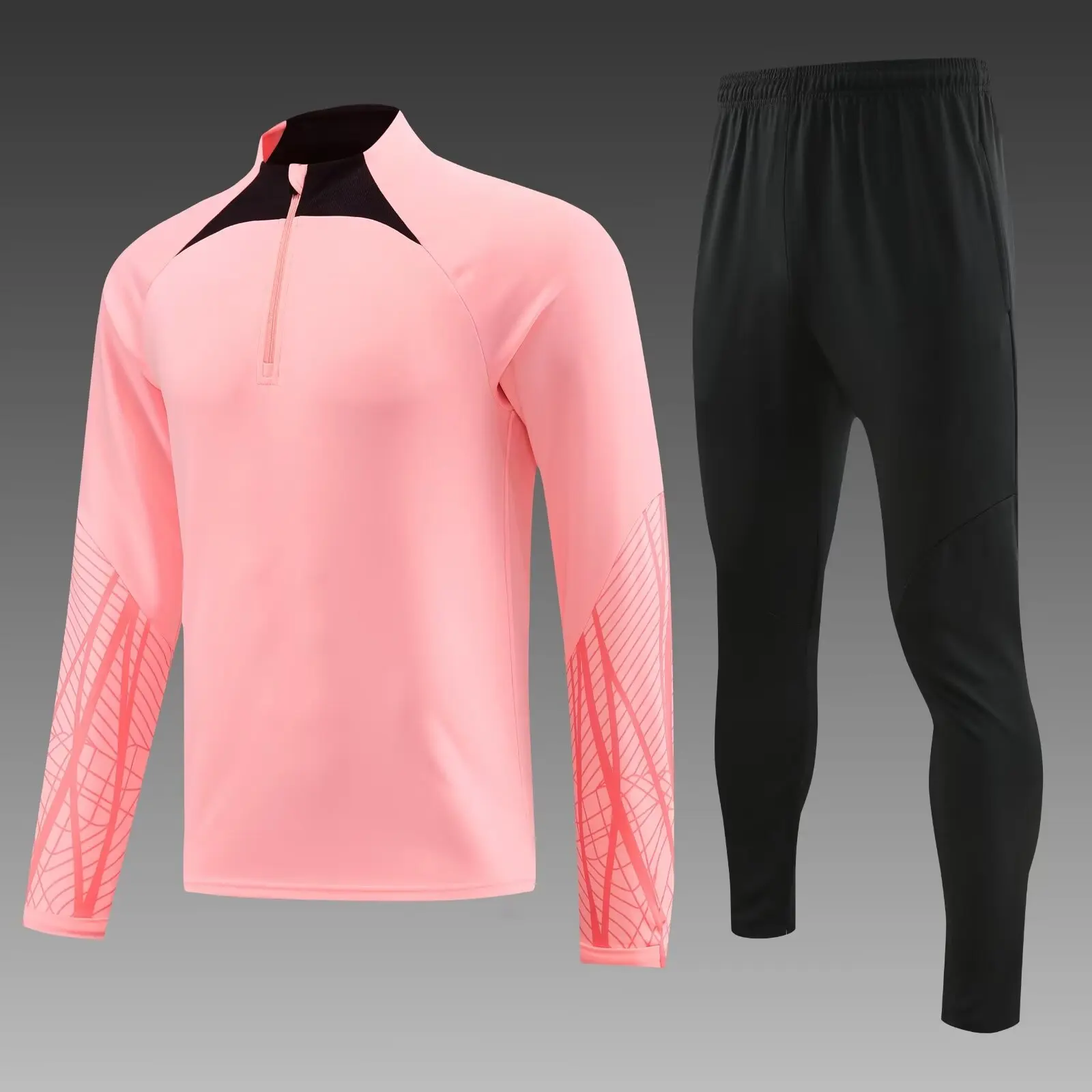 NEW American men kids sports set suit pink football  Jacket Training wear games Jerseys  baseball Kit  Tops and trousers trouser