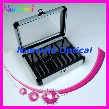 PS18 Ophthalmic Glass Prism Bars Kit Set With Aluminum Glass-cover Case Packed