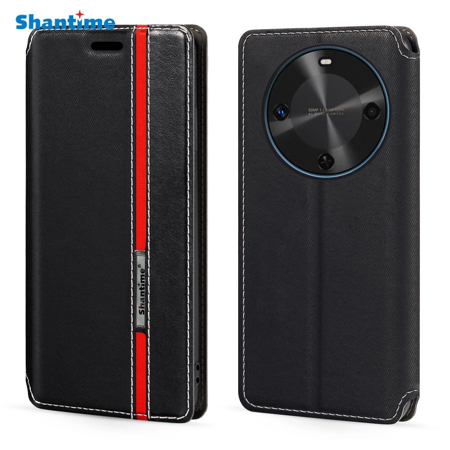 For Huawei China Telecom Maimang 30 5G Case Fashion Multicolor Magnetic Closure Flip Case Cover with Card Holder 6.78 inches