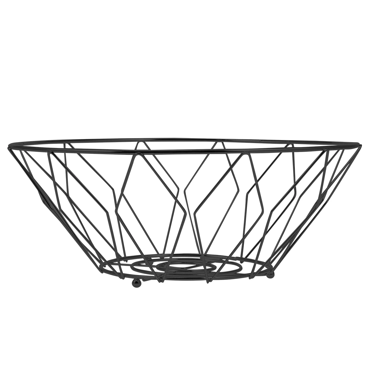 

Iron Fruit Basket Storage Rack Multifunctional Tray Veggie Dish Snack Container Holder Large Volume Practical Kitchen