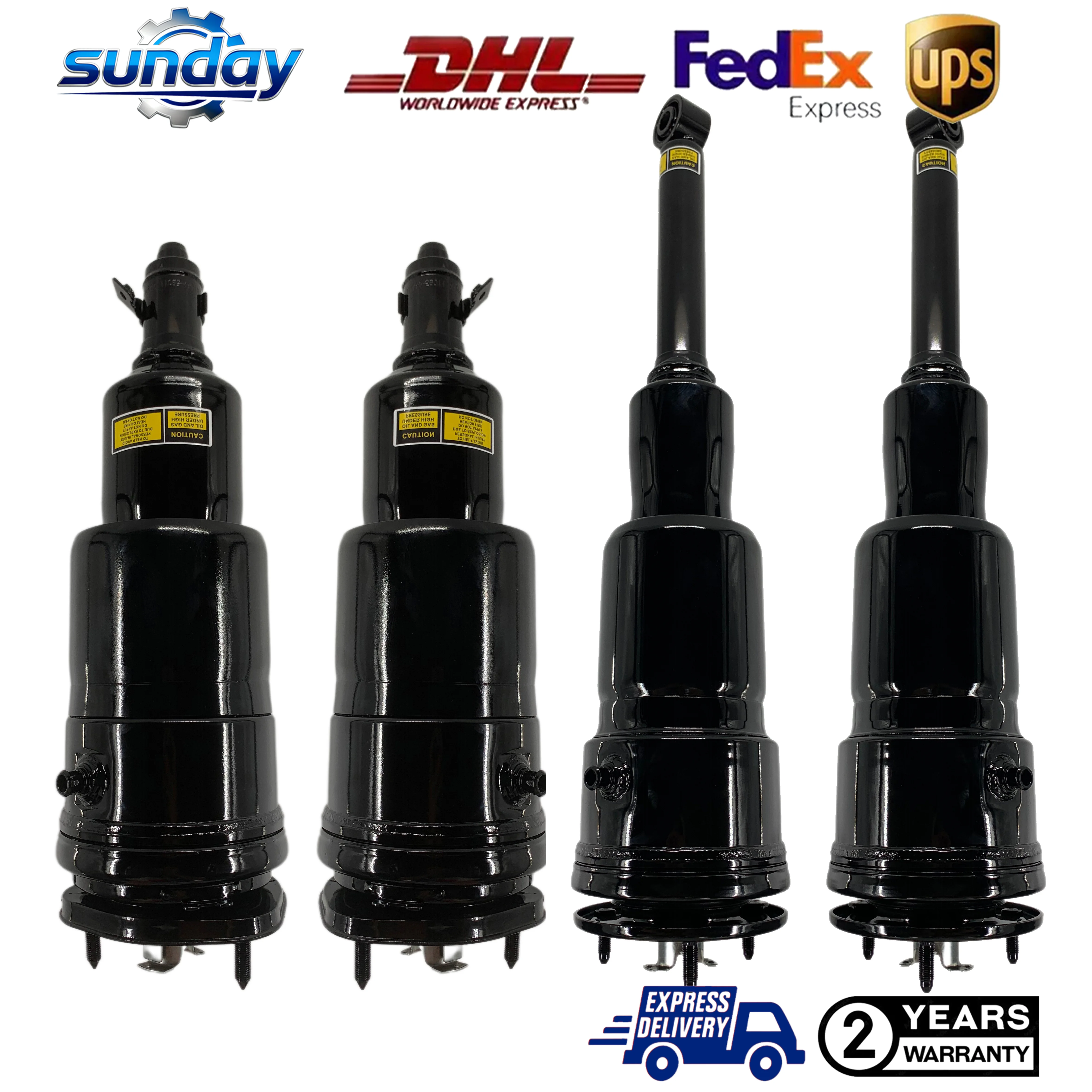 

4X 4802050200 4809050160 For 2007-2017 Lexus LS460 LS600 AWD Front Rear Left Right Air Suspension Shock Absorber Strut