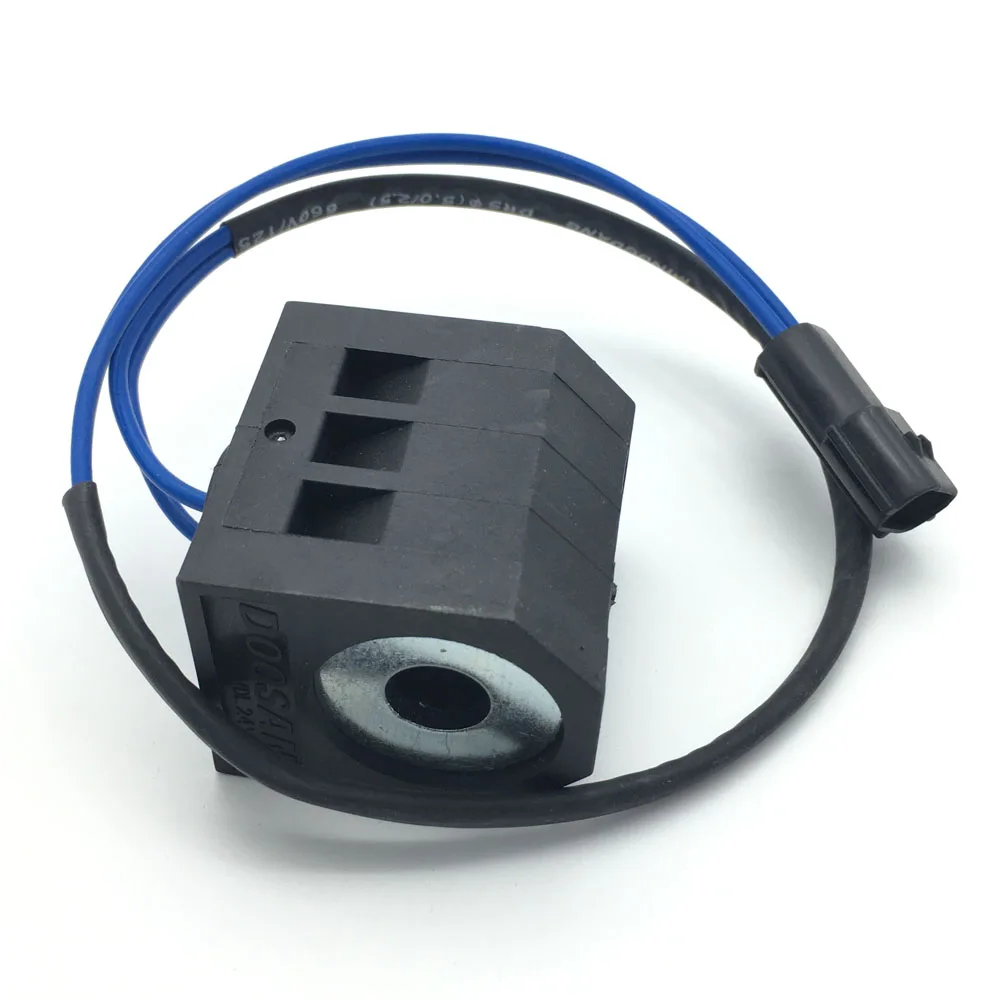 Solenoid Valve Coil 24V DH215-7 DH225-7 DH220-5 For Daewoo Doosan Parts Excavator Accessories