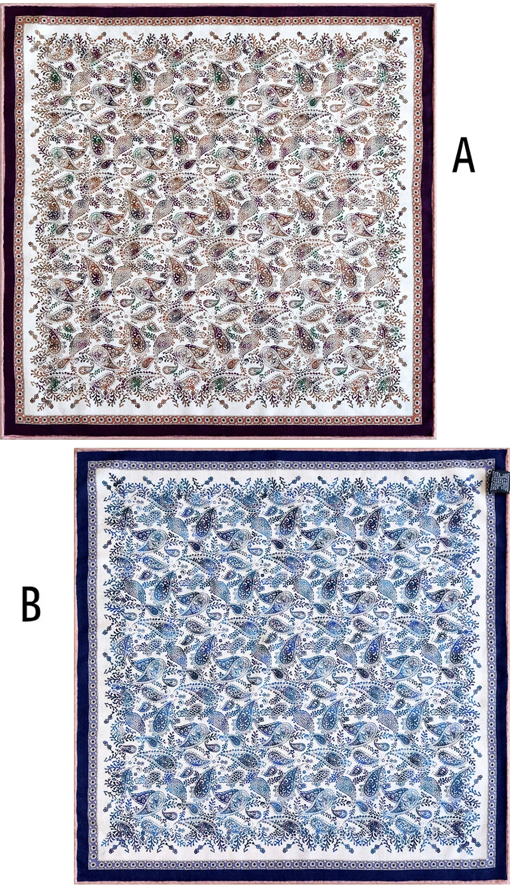 

Two Sided Print 65CM Scarf Rolled Edges Square Shawls Winter Scarves Head Hair Scarfs Belt Bag Accessories Valentine's Day Gift