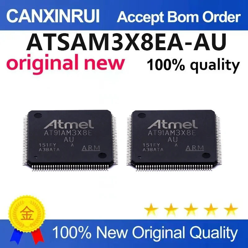（5pcs-10pcs）Brand new original ATSAM3X8EA-AU package LQFP-144 32-bit microcontroller IC 3X8E