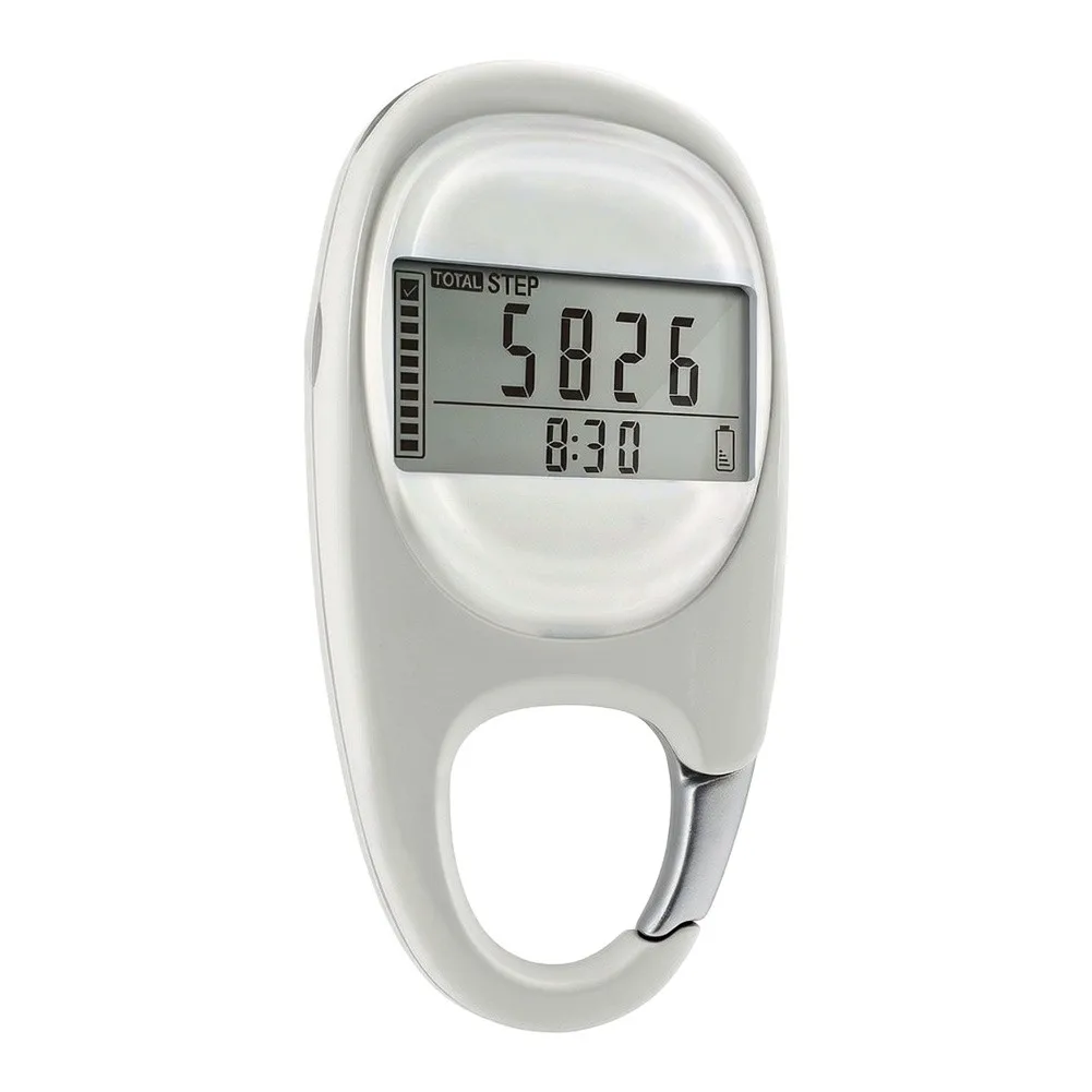 Digital 3D LCD Pedometer Step Counter for Accurate Running For Fitness Activity Tracking with Easy One Button Operation