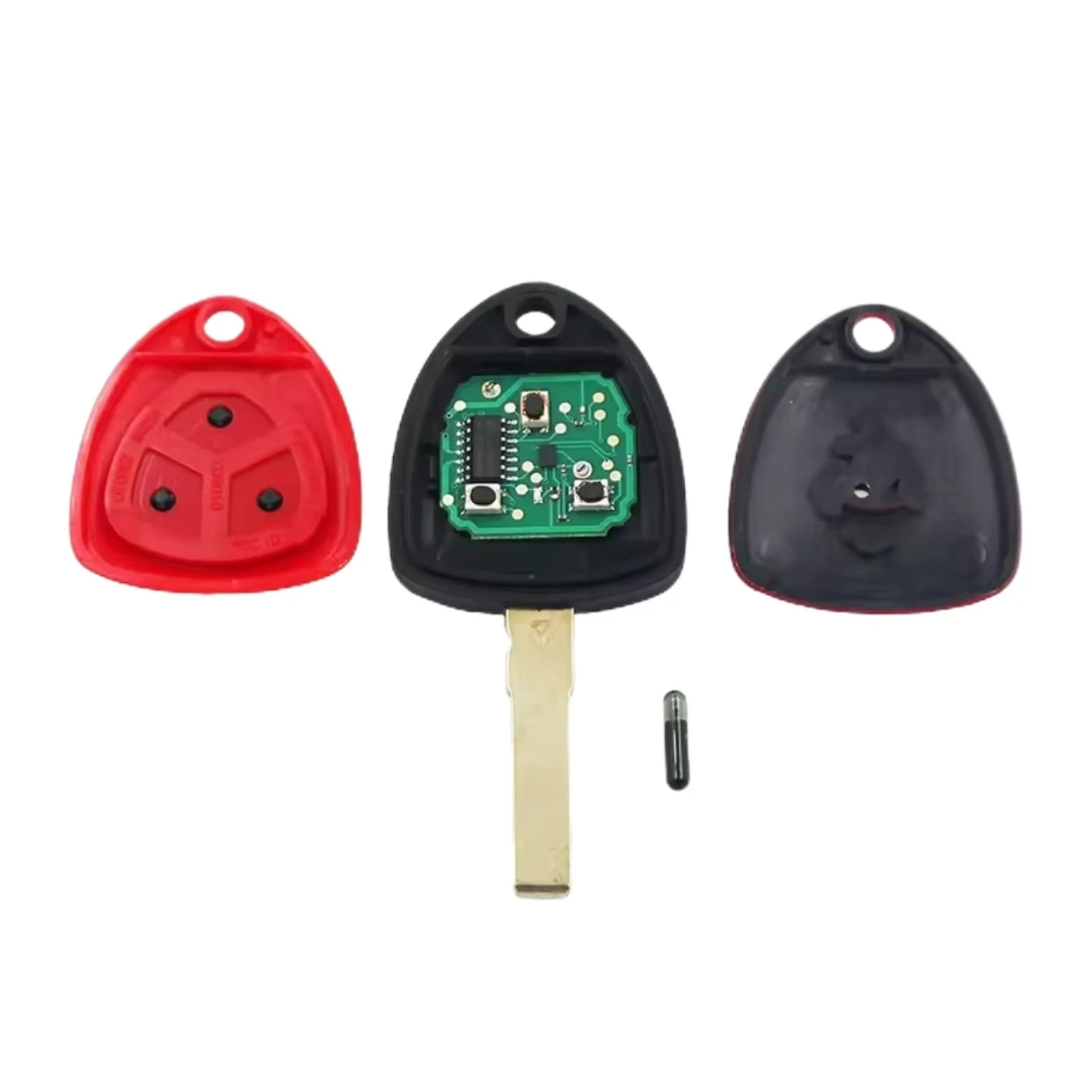 JingXin for Ferrari car key 458 488 599 Italia 612 FF Auto Remote Control Key 3Buttons 433MHz 48 Chip  FCC ID:012432 TRWS46E