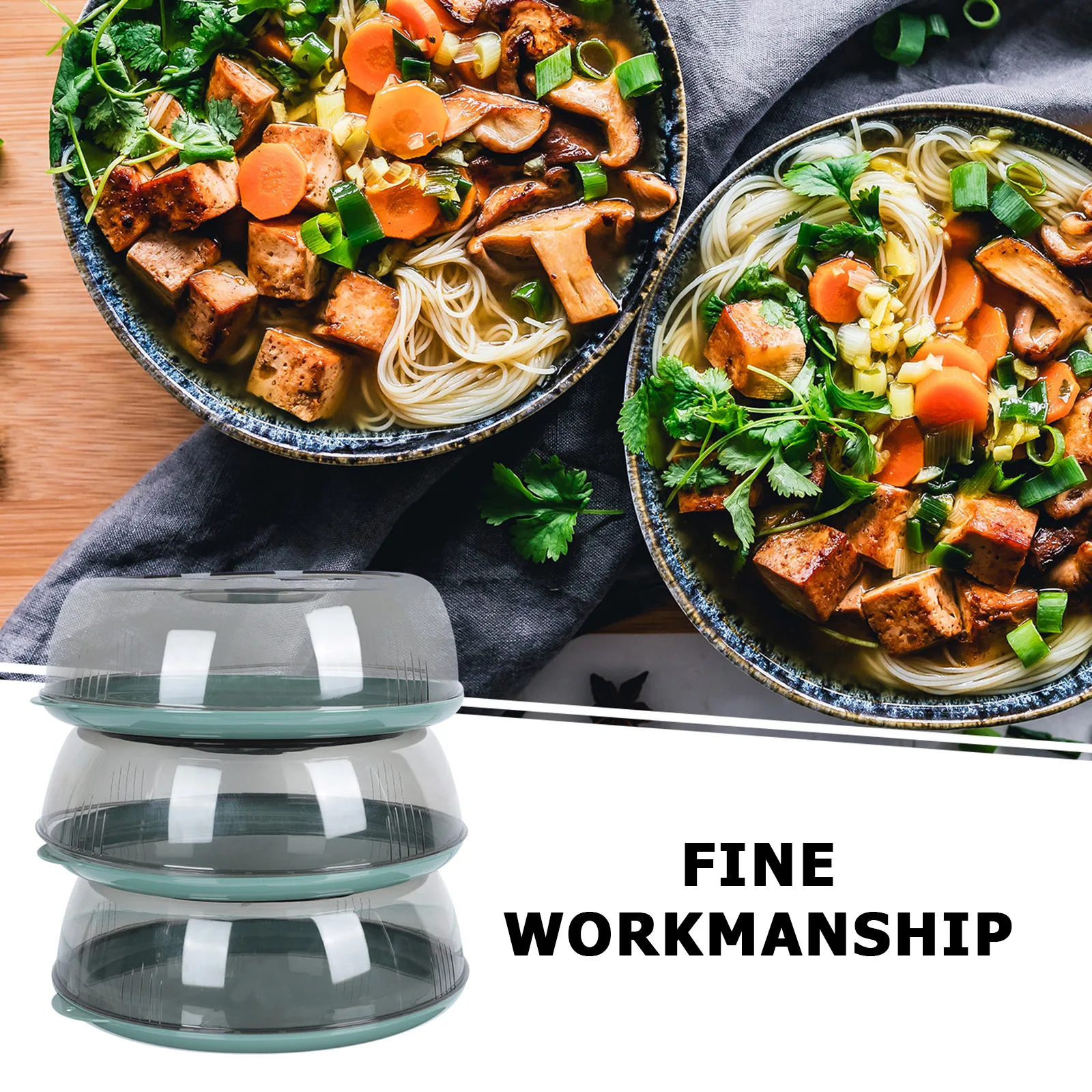 

1pc Heat Preservation Cover 3D Fresh Keeping Design For Cake Vegetable Leftovers Household Food Protective Kitchen Supply